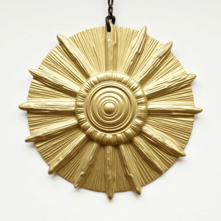 Mexico City Sun Disc Pendant