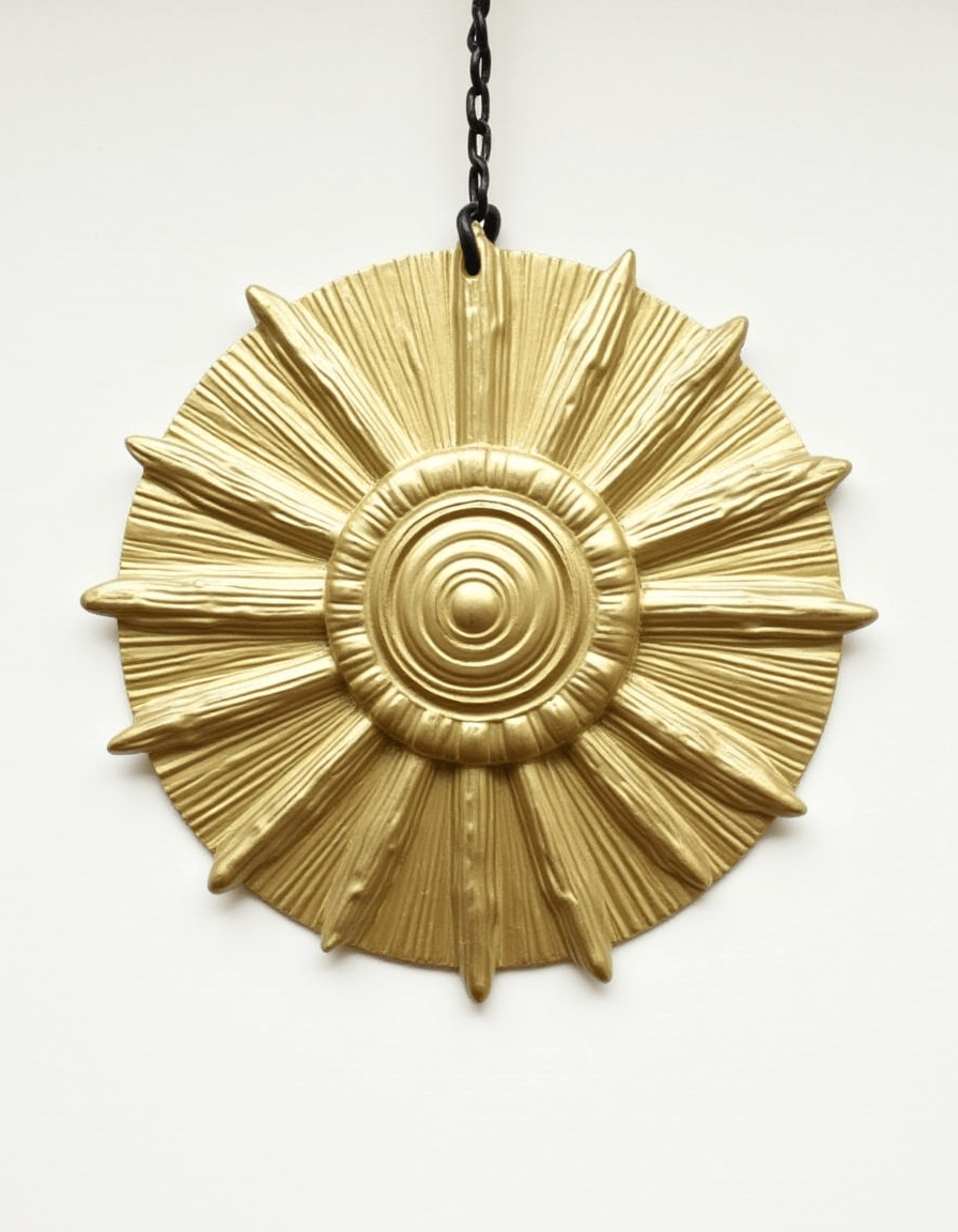 Mexico City Sun Disc Pendant